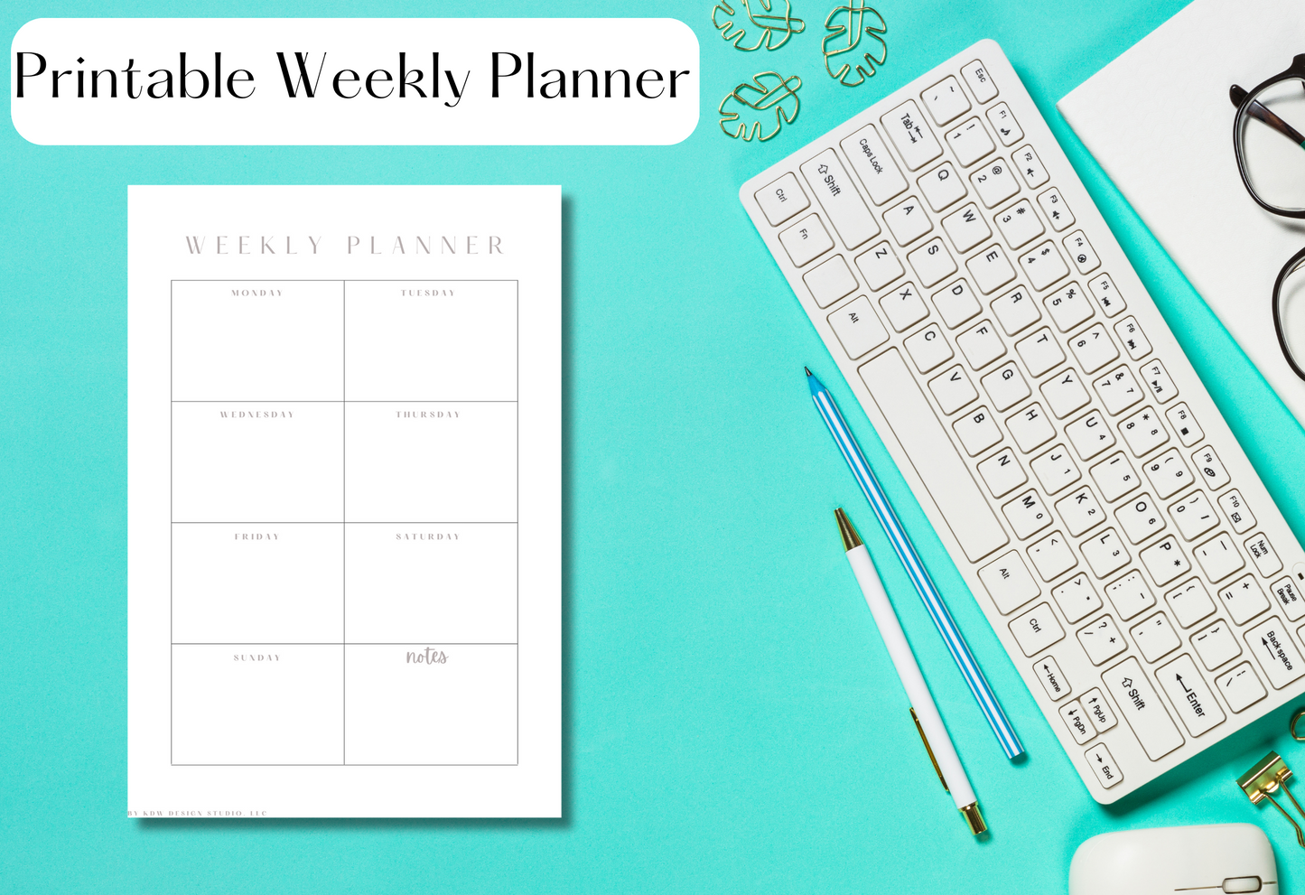 Weekly Planner (Printable)